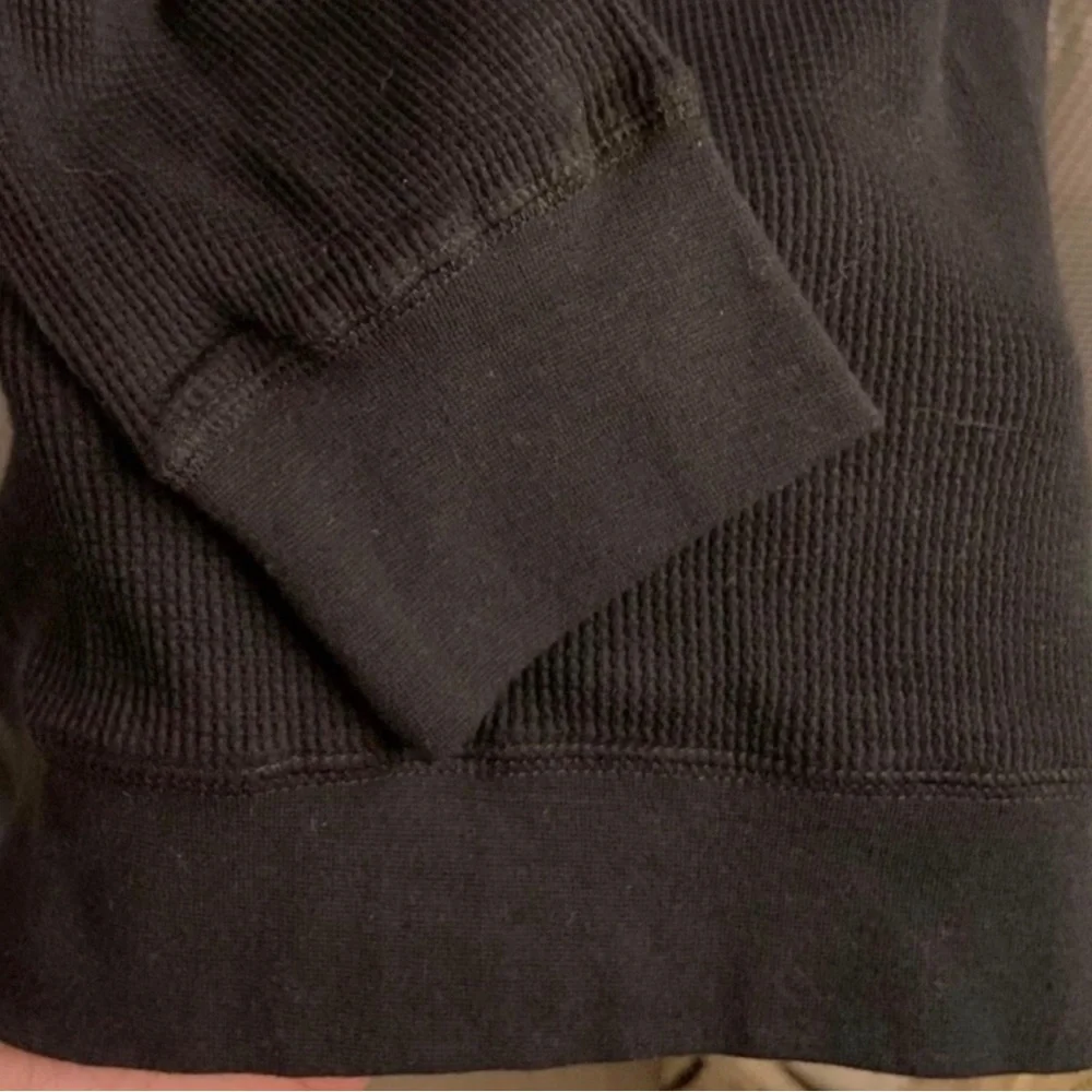 True Religion Black Crewneck Thermal NWT